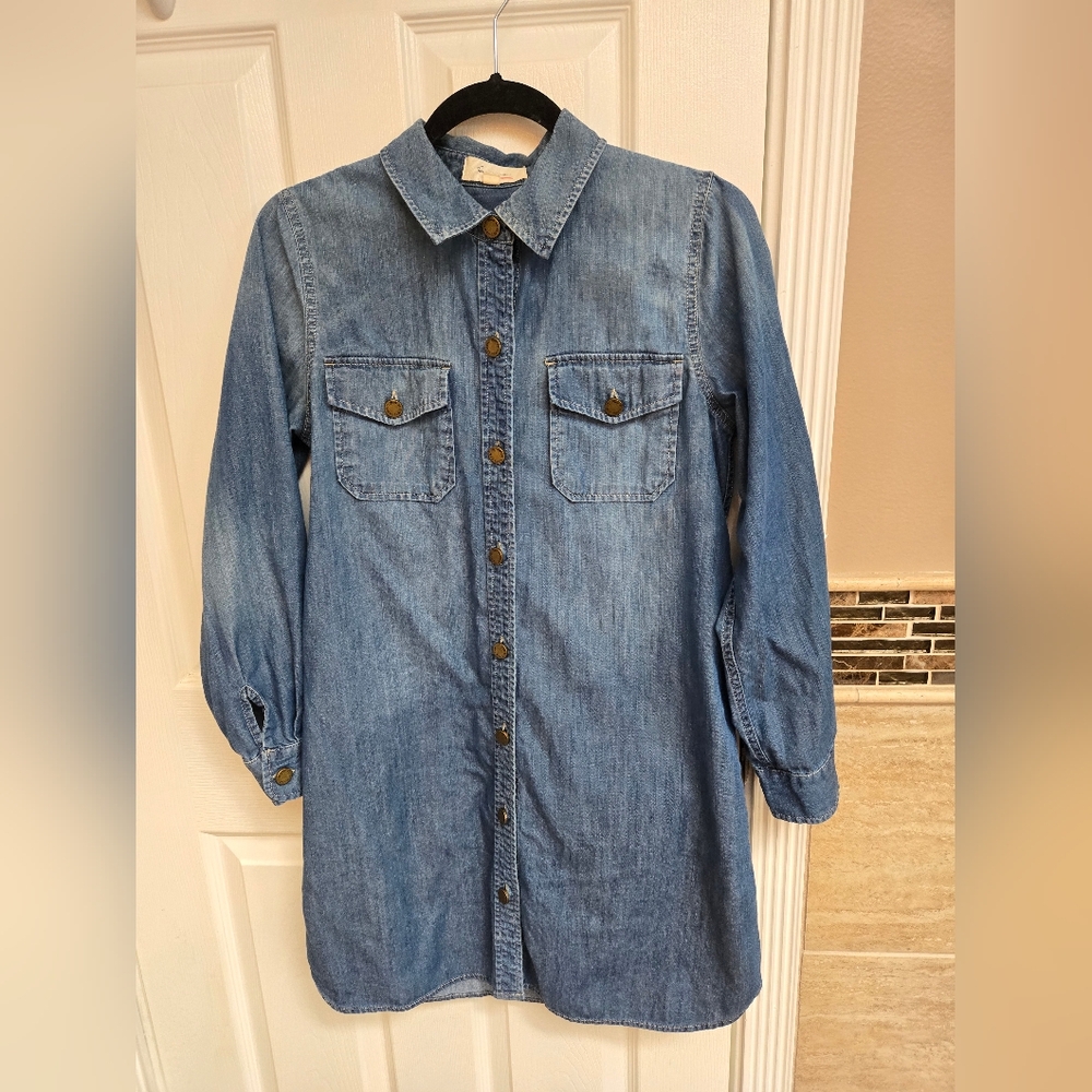 Vince Camuto Blue Denim Dress